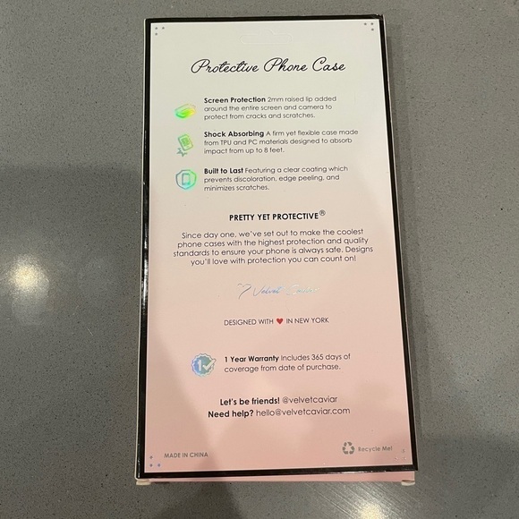 Velvet Caviar iPhone 12 Pro White Marble Phone Case - Picture 4 of 4